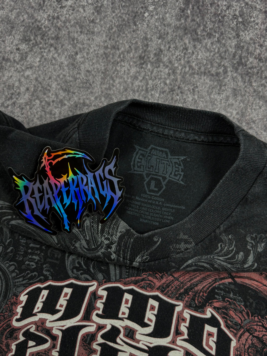 (rare) 2000s mma elite shirt (L)