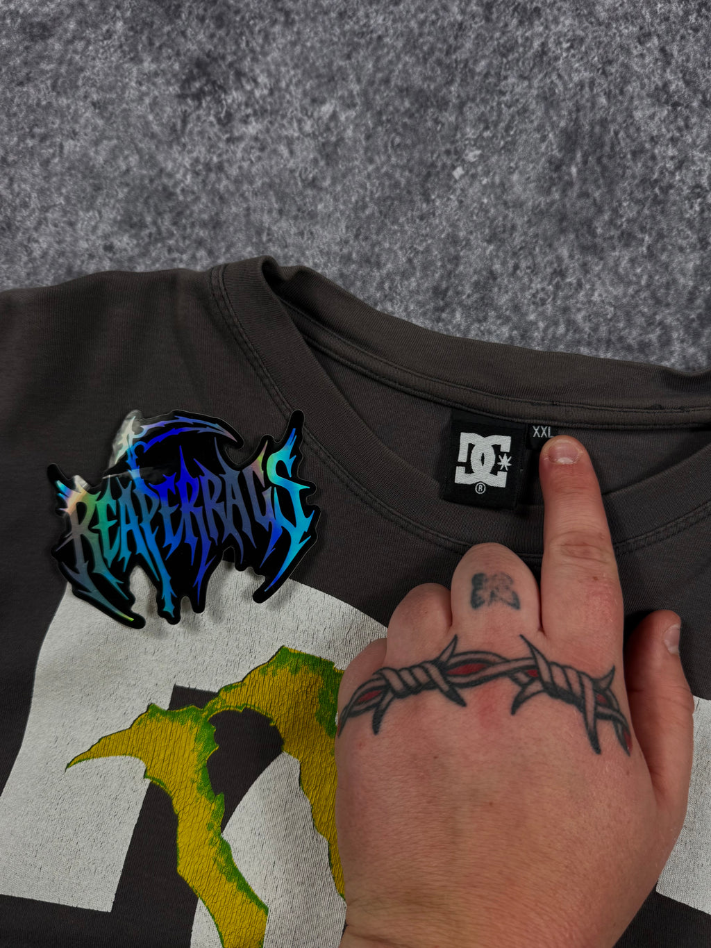 (rare) 2000s monster energy x dc shoes shirt (L)