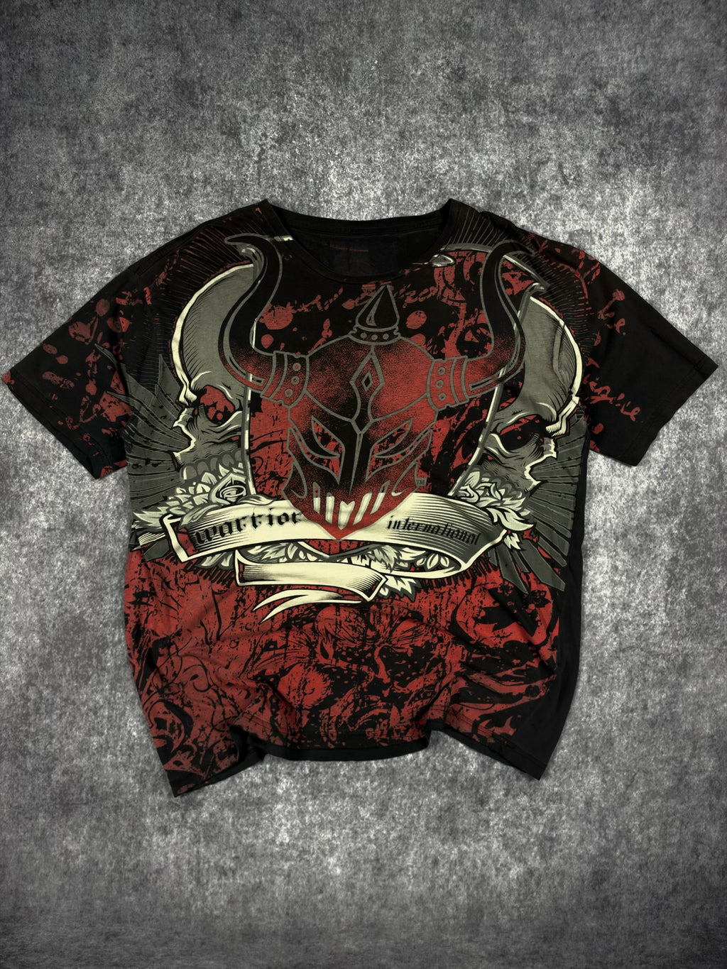 (RARE) 2000s WARRIOR INTERNATIONAL SHIRT (XL)