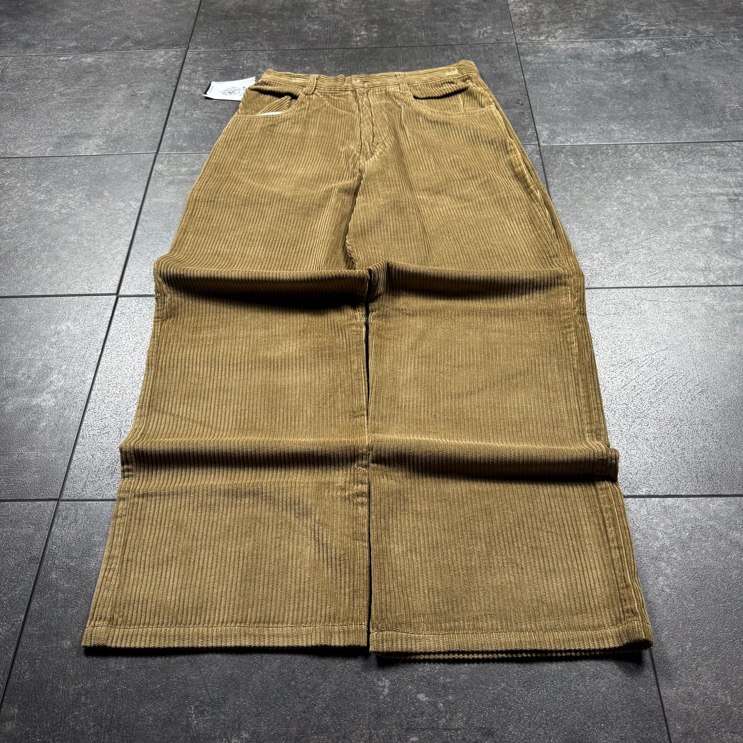 Y2K Deadstock NOIZ Baggy Wide Leg Corduroy Pants (28x30)