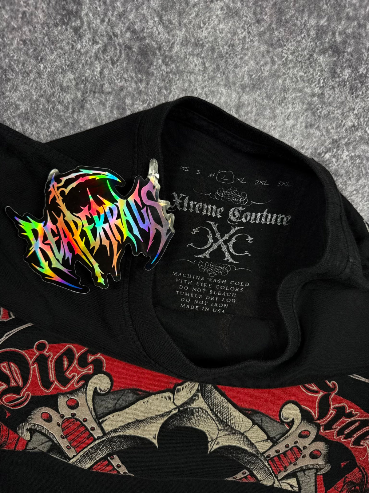 (rare) 2000s xtreme couture shirt (L)