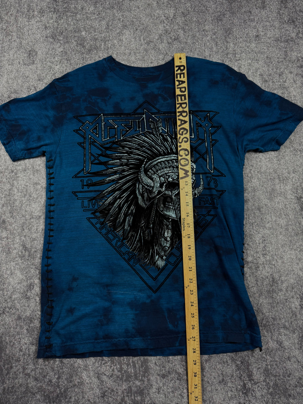 (rare) 2000s affliction chrome shirt (S)