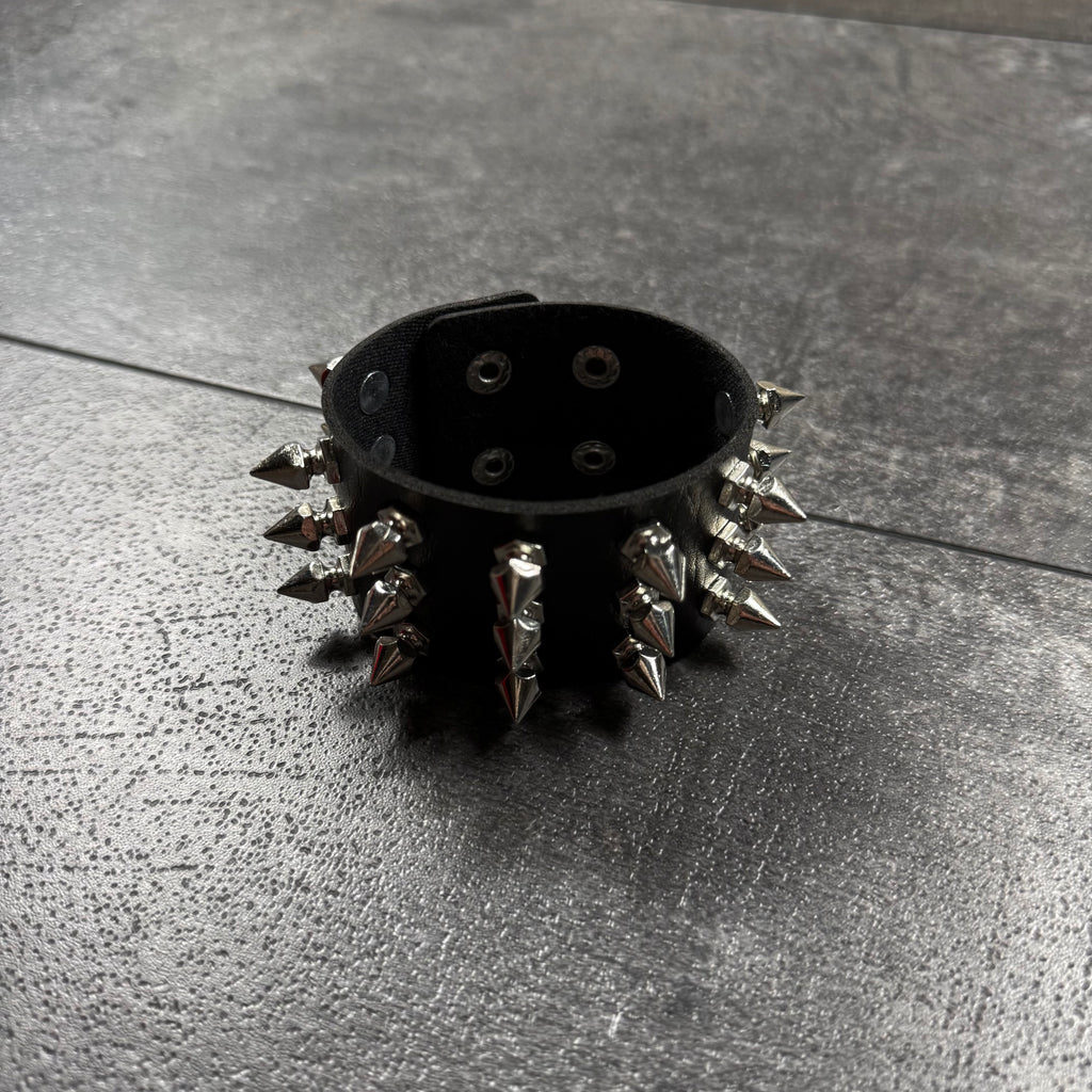 Triple Row Spike Bracelet
