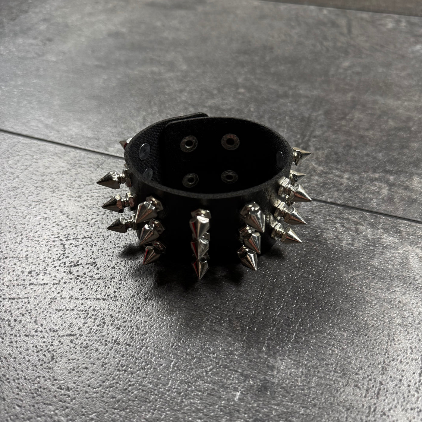 Triple Row Spike Bracelet