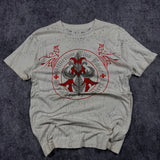 (rare) 2000s affliction rhinestone shirt (M)