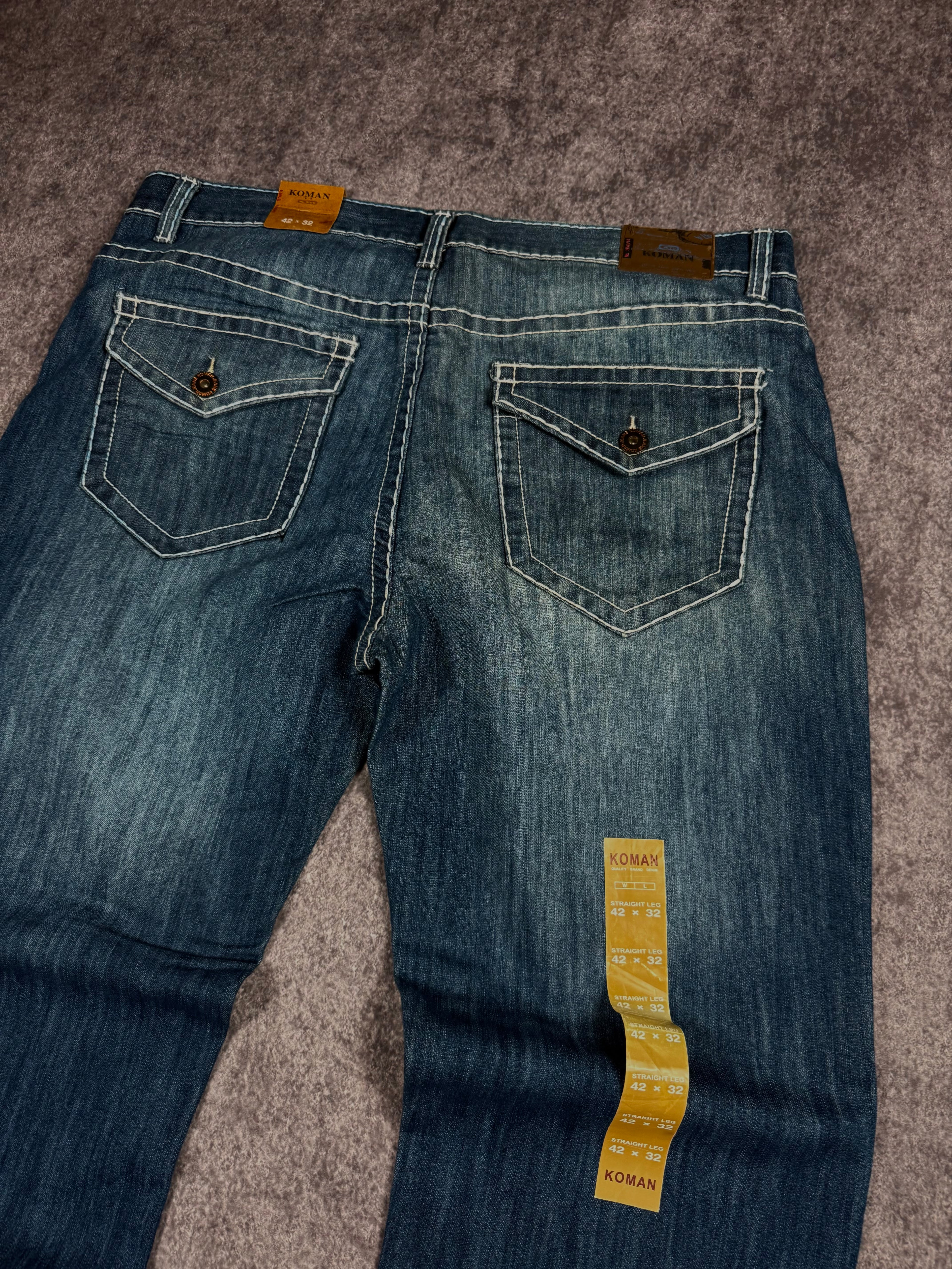 (rare) deadstock 2000s koman jeans (42x30)
