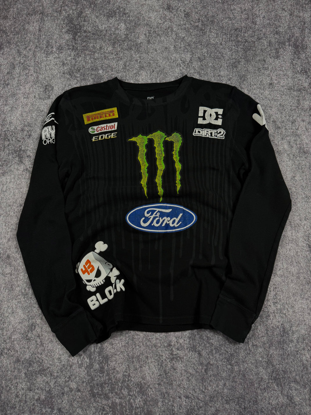 (rare) 2000s monster energy x dc shoes x ken block thermal (M)