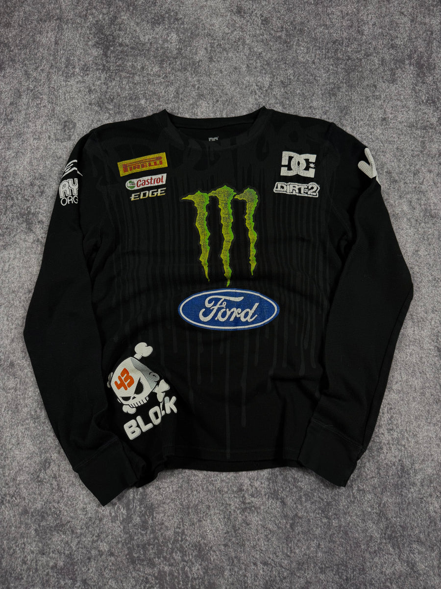 (rare) 2000s monster energy x dc shoes x ken block thermal (M)