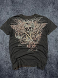(rare) 2000s xtreme couture chrome shirt (L)