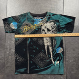 2000s Grunge Rhinestone Shirt (S)