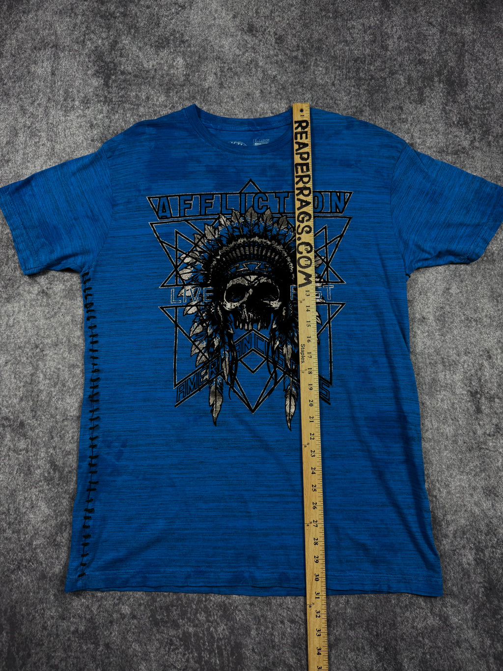 2000s affliction chrome shirt (L)