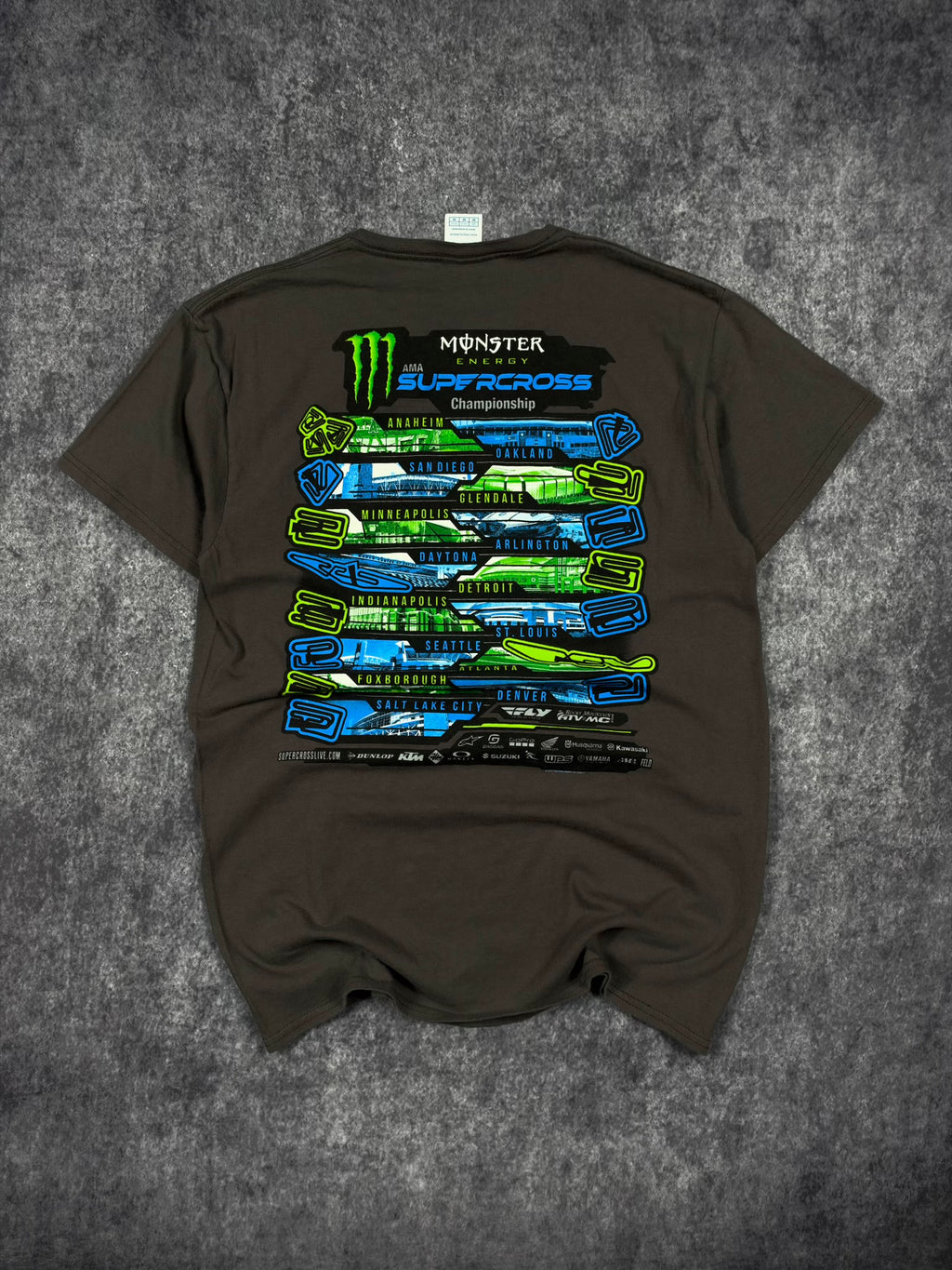 2000s MONSTER ENERGY x SUPERCROSS SHIRT (S)