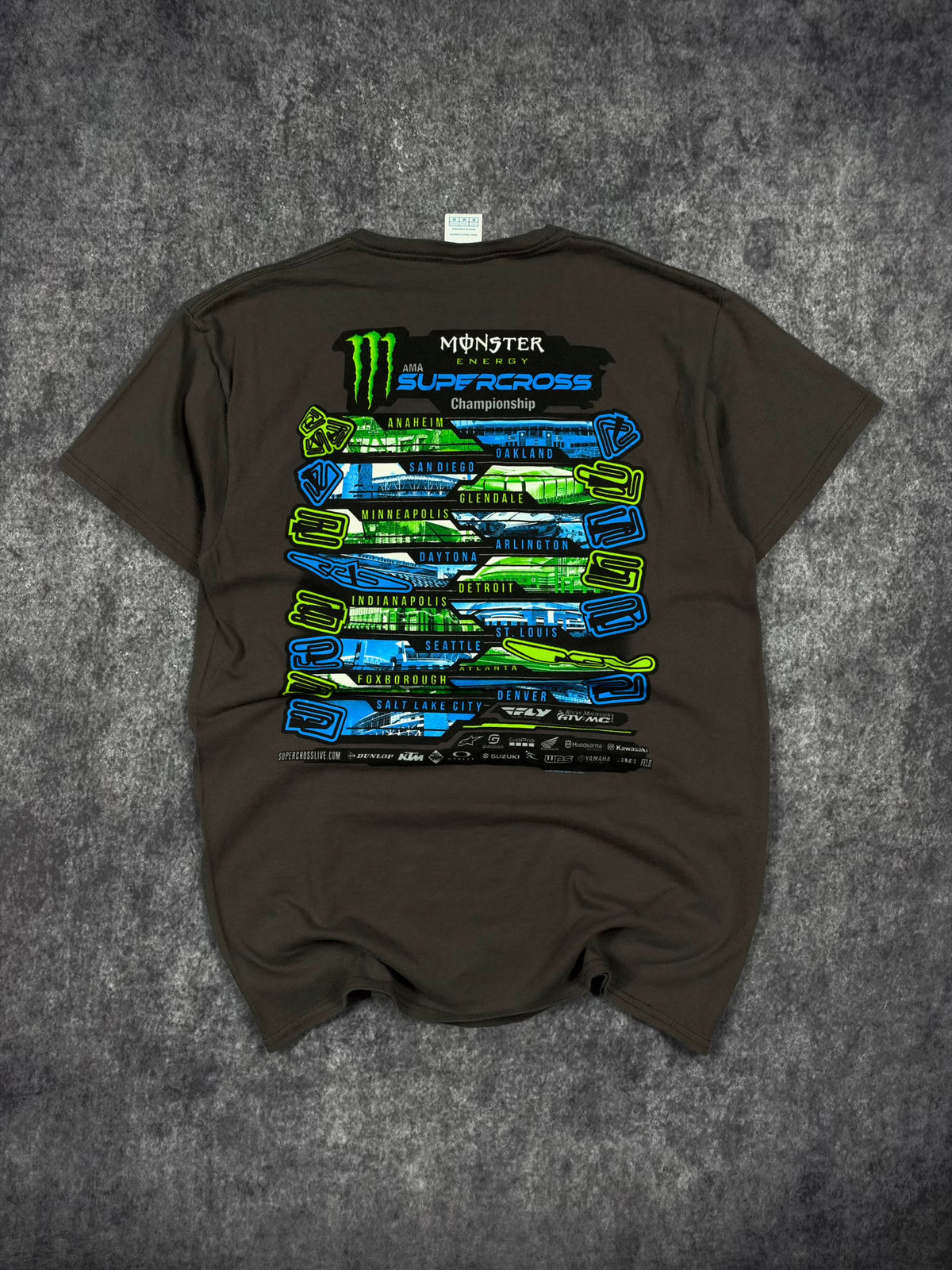 2000s MONSTER ENERGY x SUPERCROSS SHIRT (S)