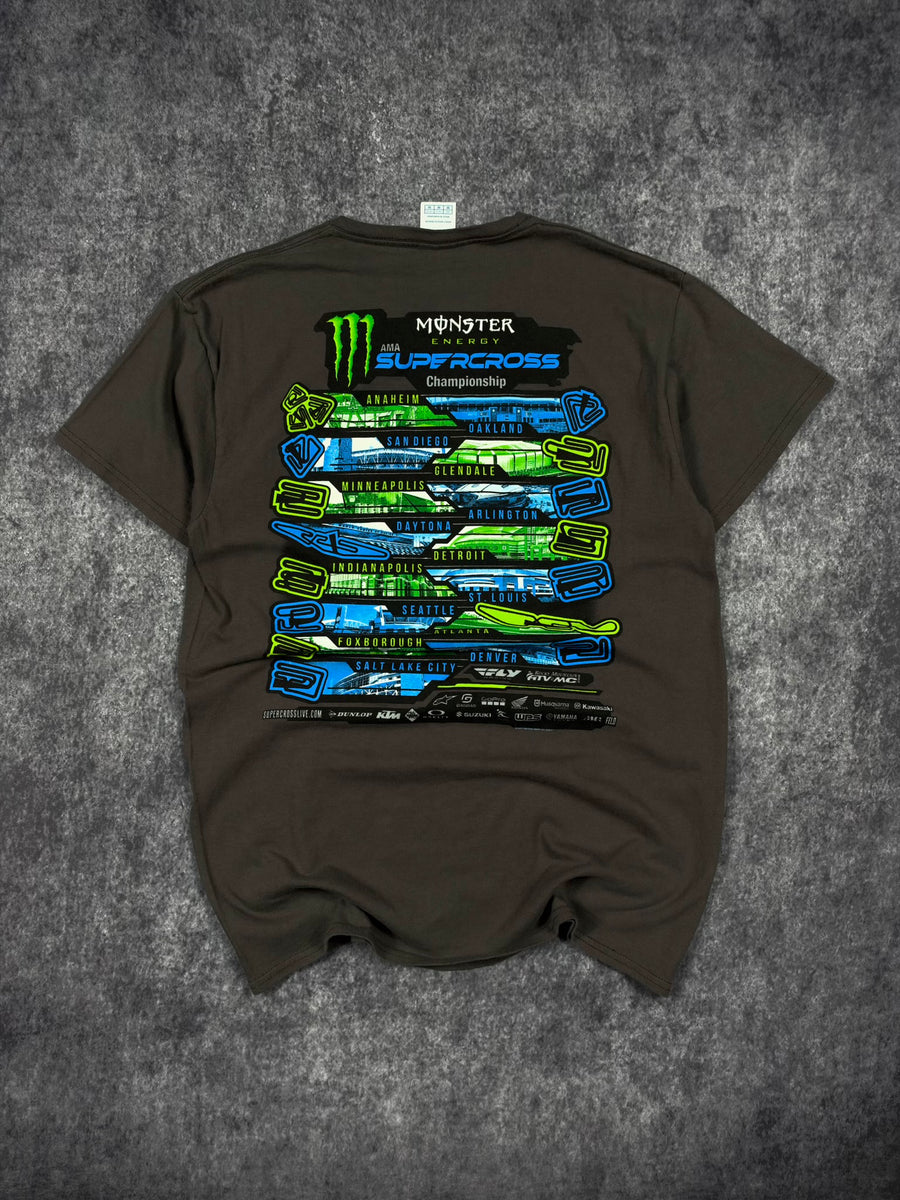 2000s MONSTER ENERGY x SUPERCROSS SHIRT (S)