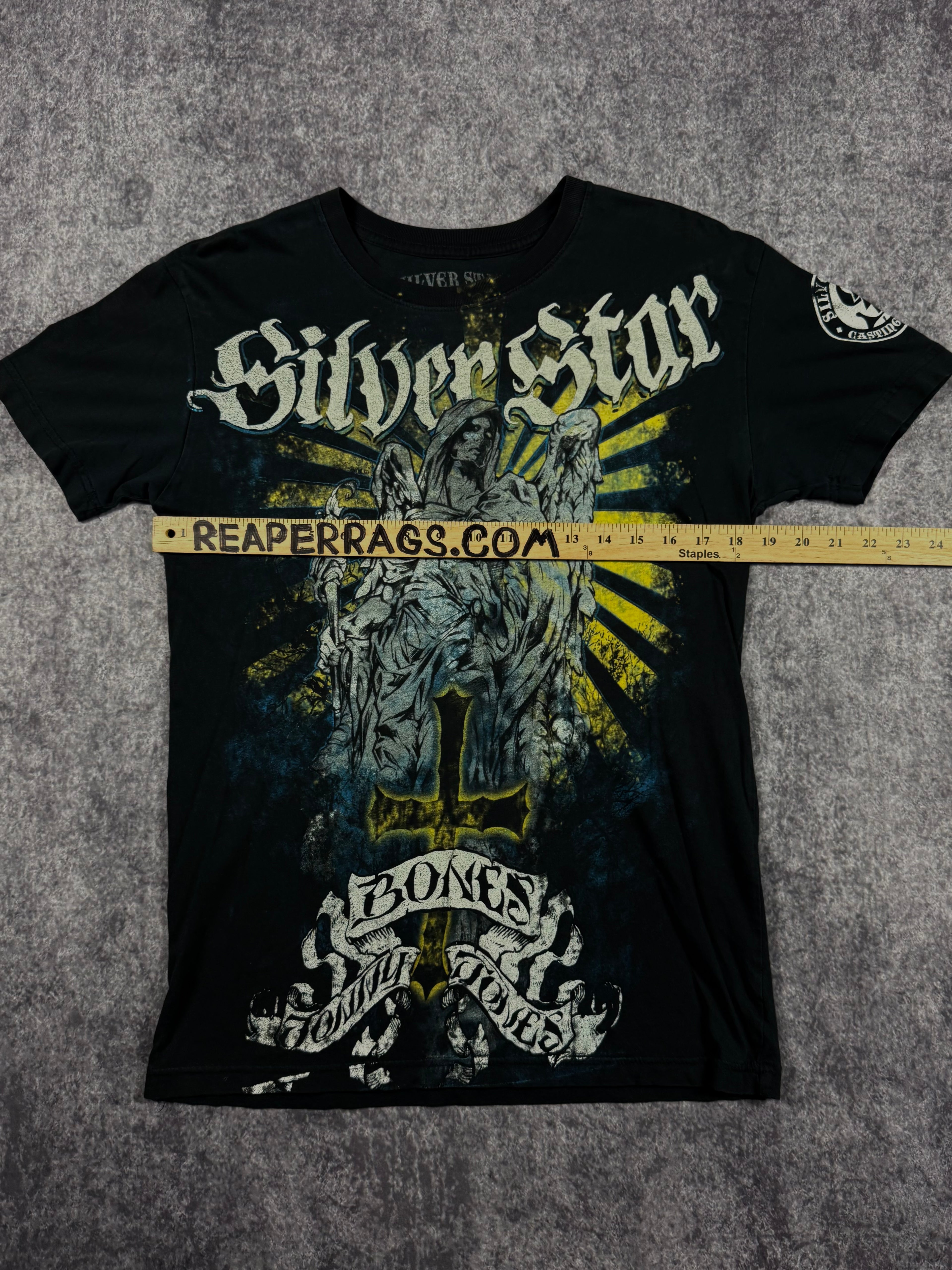 2000s silver star shirt (S)