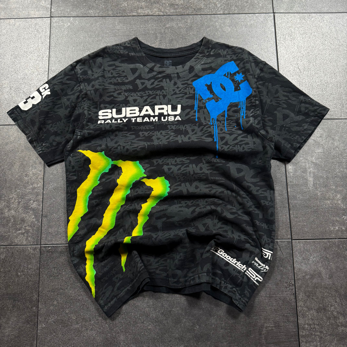 (rare) 2000s Ken Block x DC Shoes x Monster Energy Shirt (L)