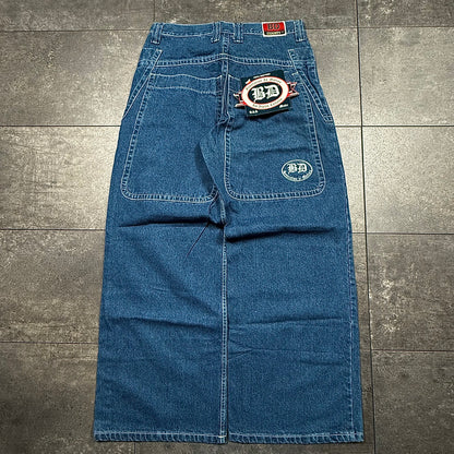 Y2K JNCO Style BD County Baggy Wide Leg Jeans (36x32)