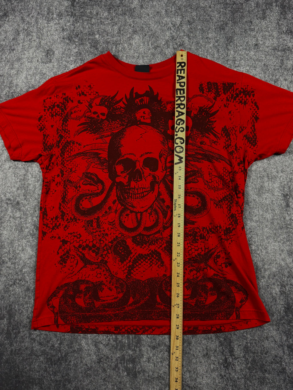 2000s skull shirt (L)