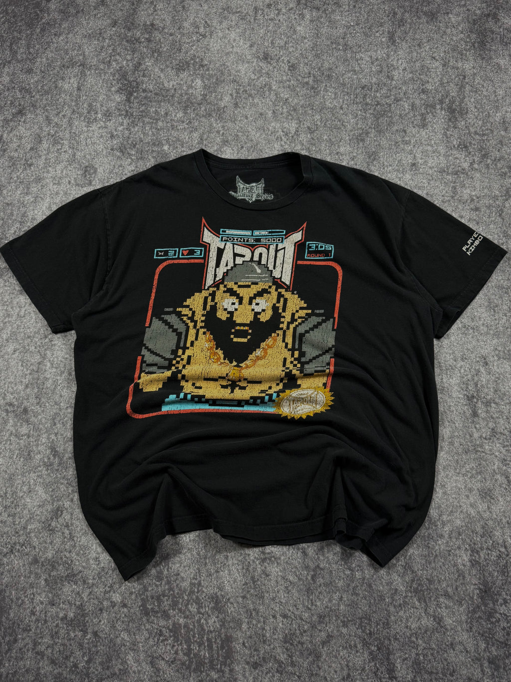 (rare) 2000s tapout signature series x kimbo slice shirt (XL)