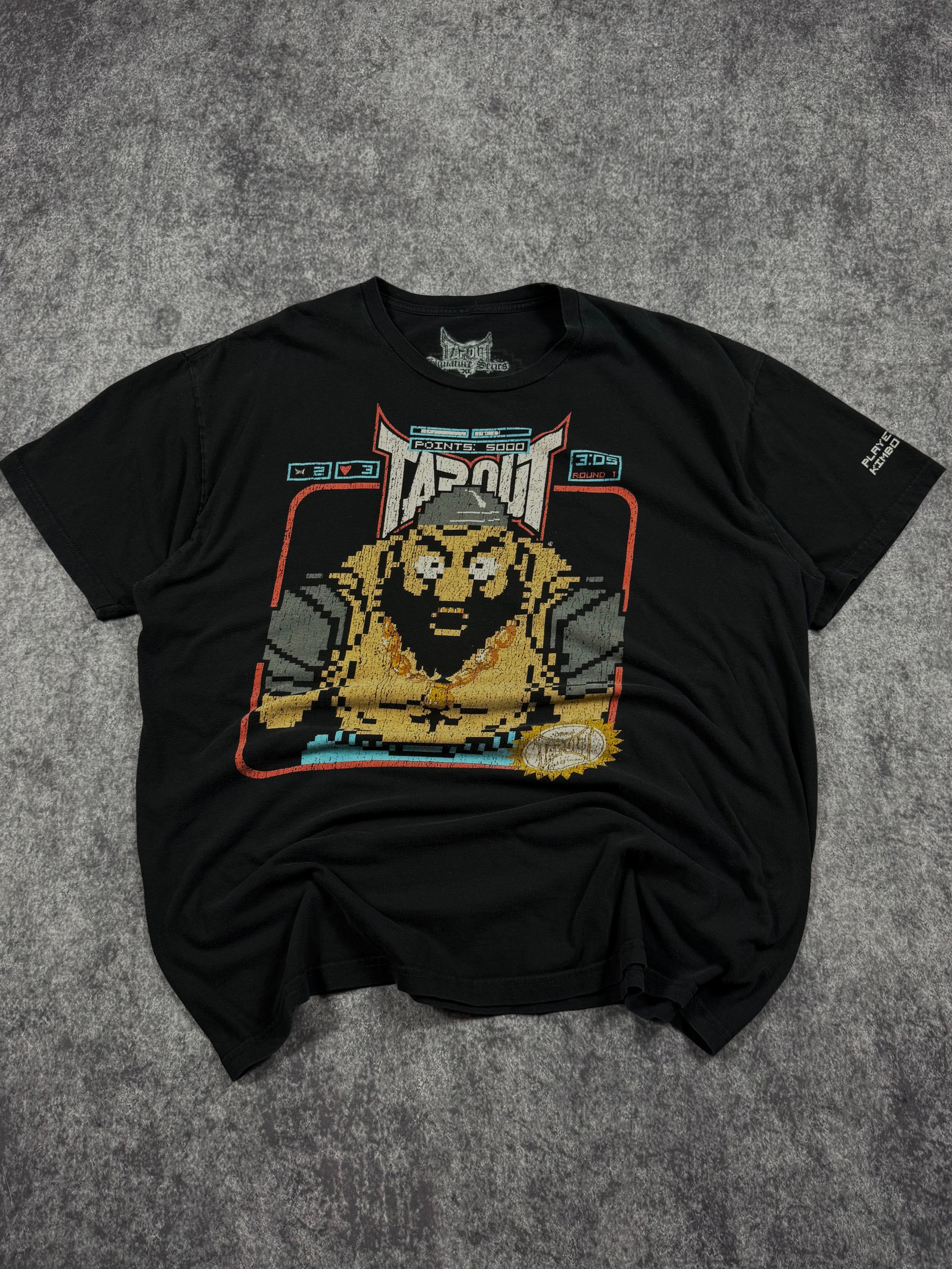 (rare) 2000s tapout signature series x kimbo slice shirt (XL)