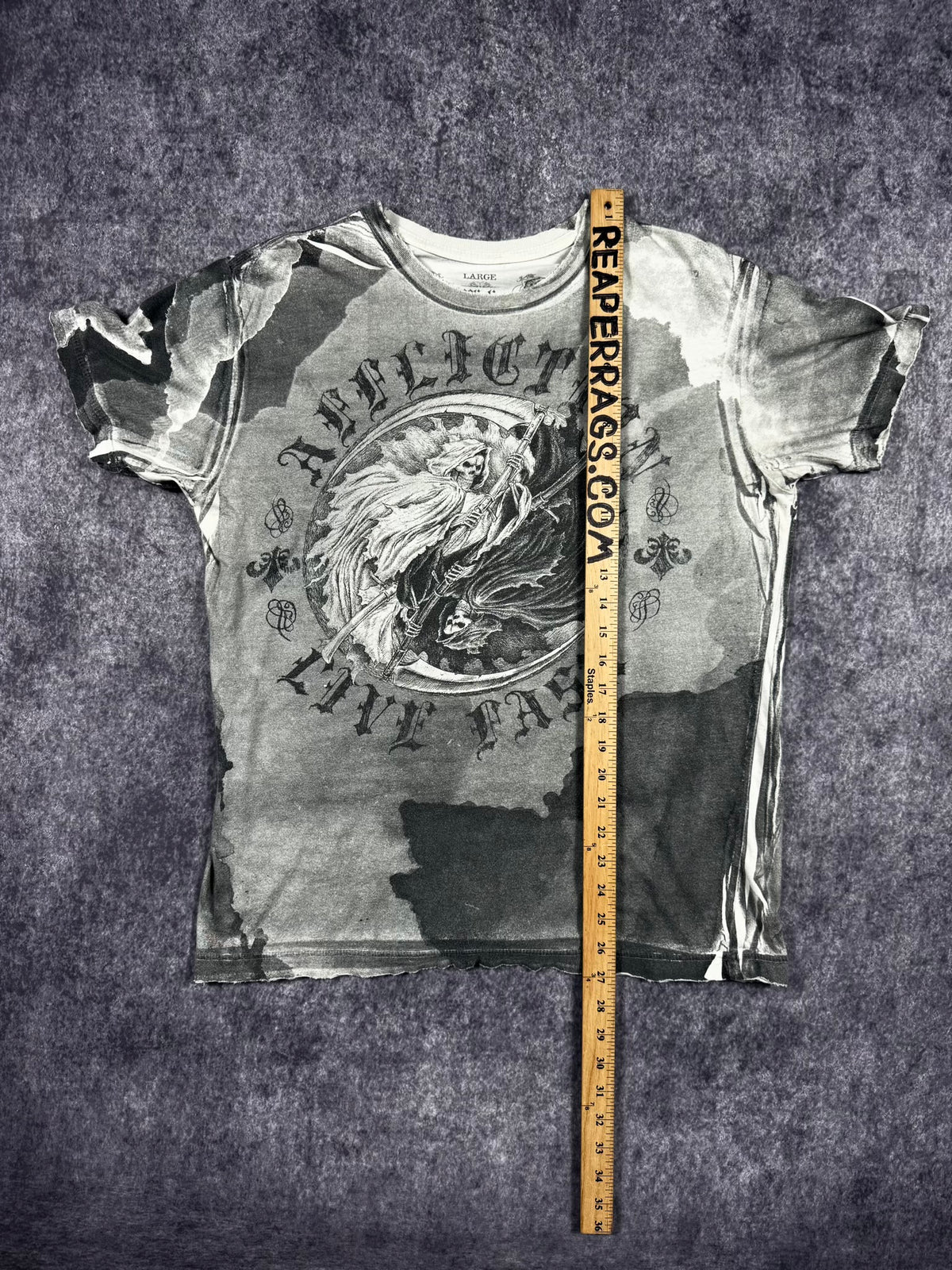 (RARE) 2000S AFFLICTION SHIRT (L)