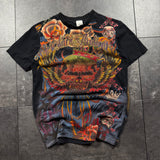 (rare) 2000s Christian Audigier Rhinestone Shirt (S)