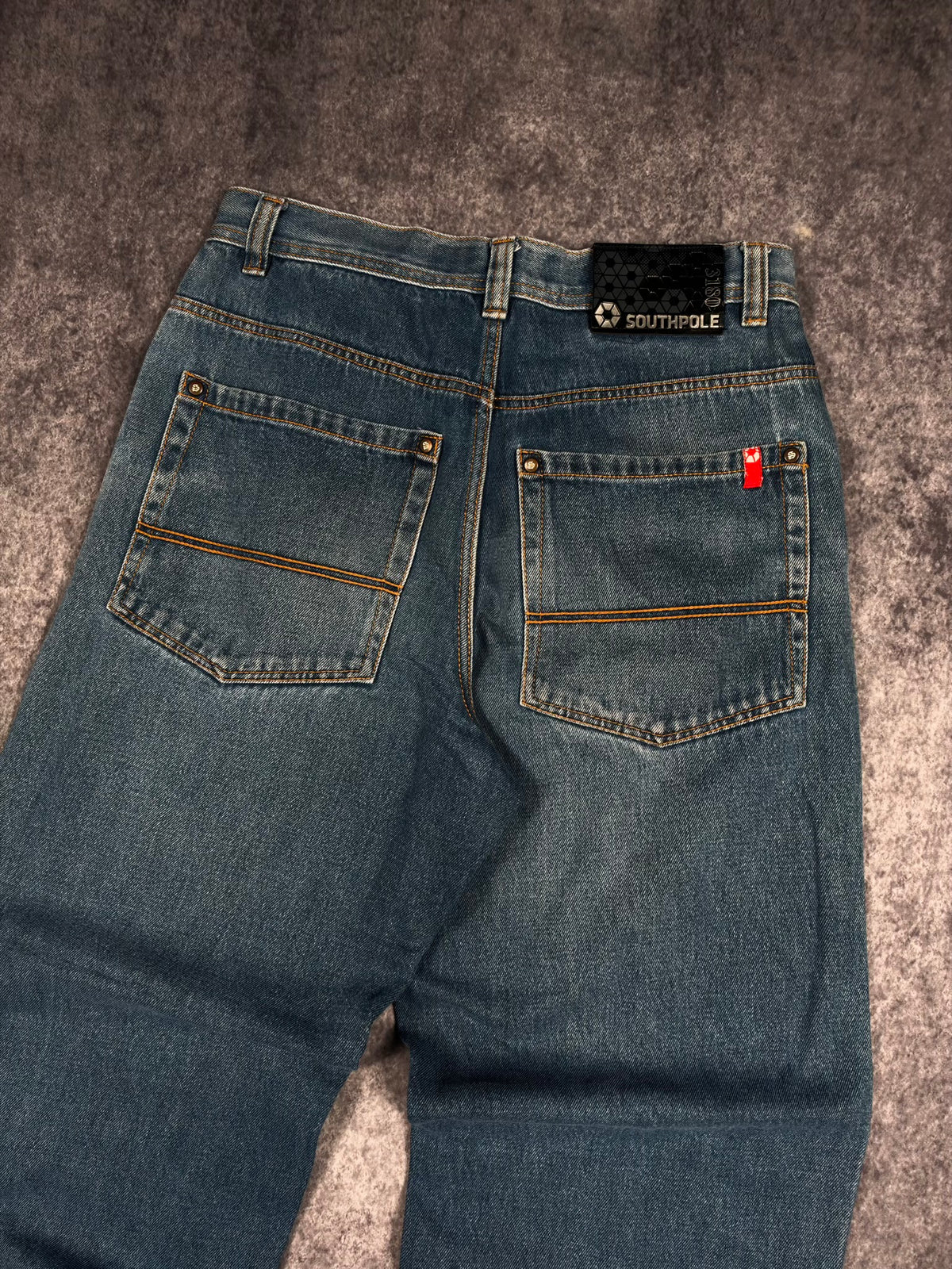 (GRAIL) 2000s SOUTHPOLE RED TAB JEANS (32x29)