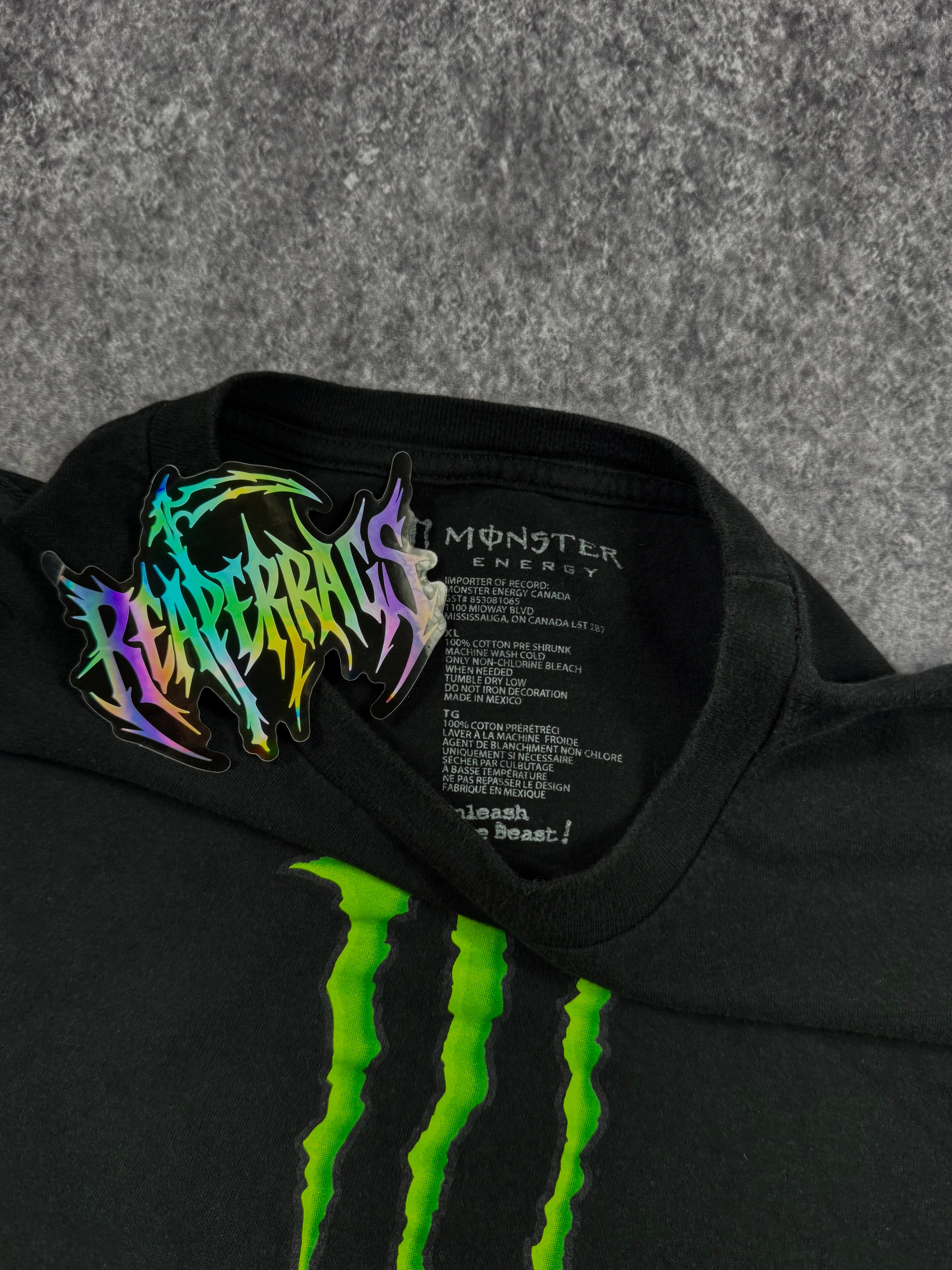 (rare) 2000s monster energy shirt (XXL)