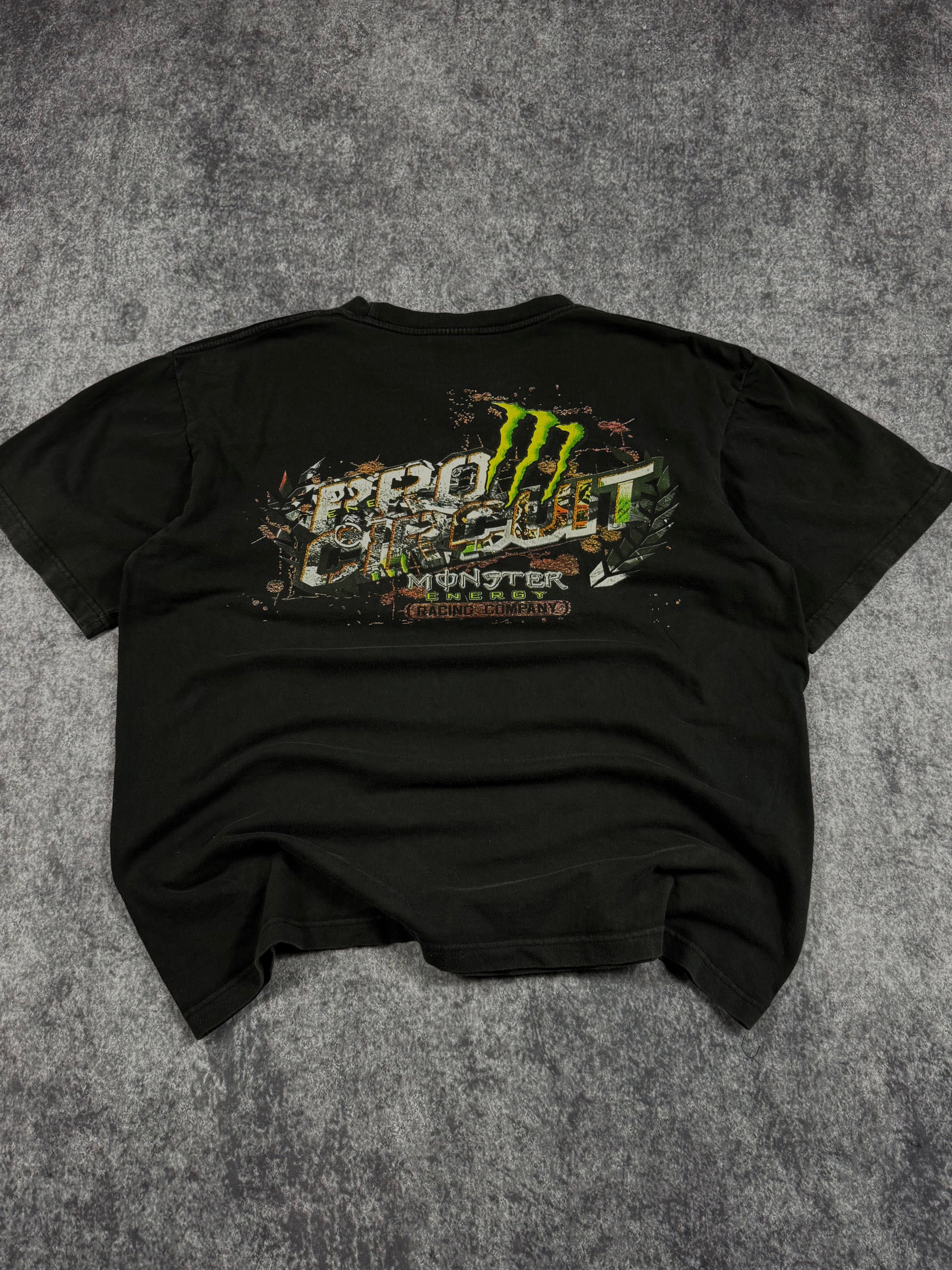 (rare) 2000s monster energy shirt (L)