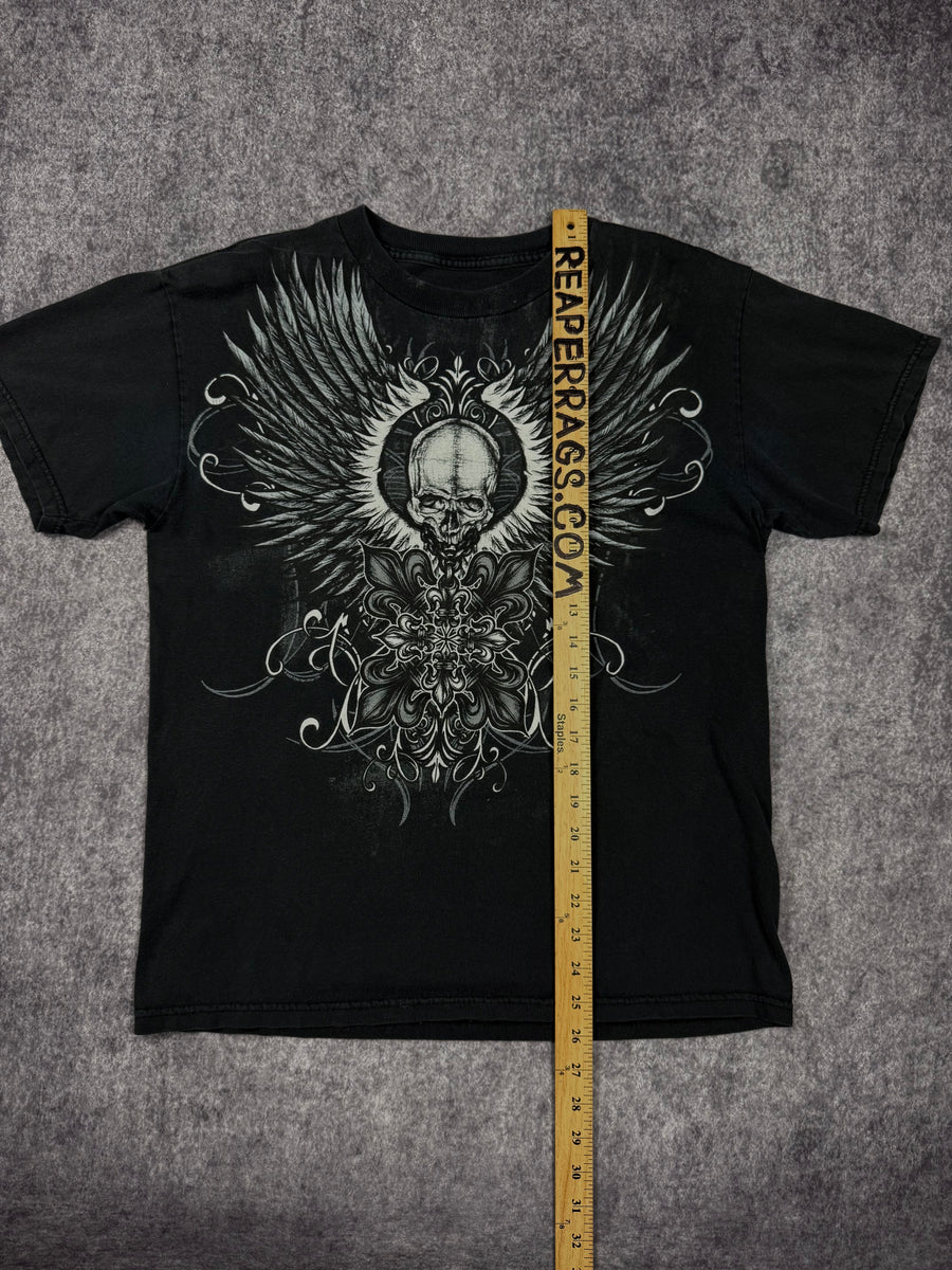 2000s winged skull shirt (M)