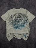 (rare) 2000s archaic x affliction shirt (L)