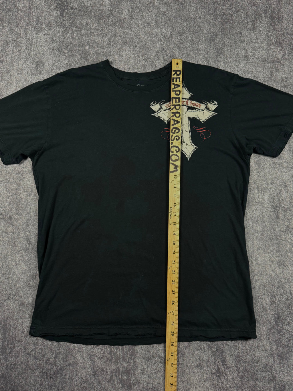 (rare) 2000s affliction chrome shirt (XL)