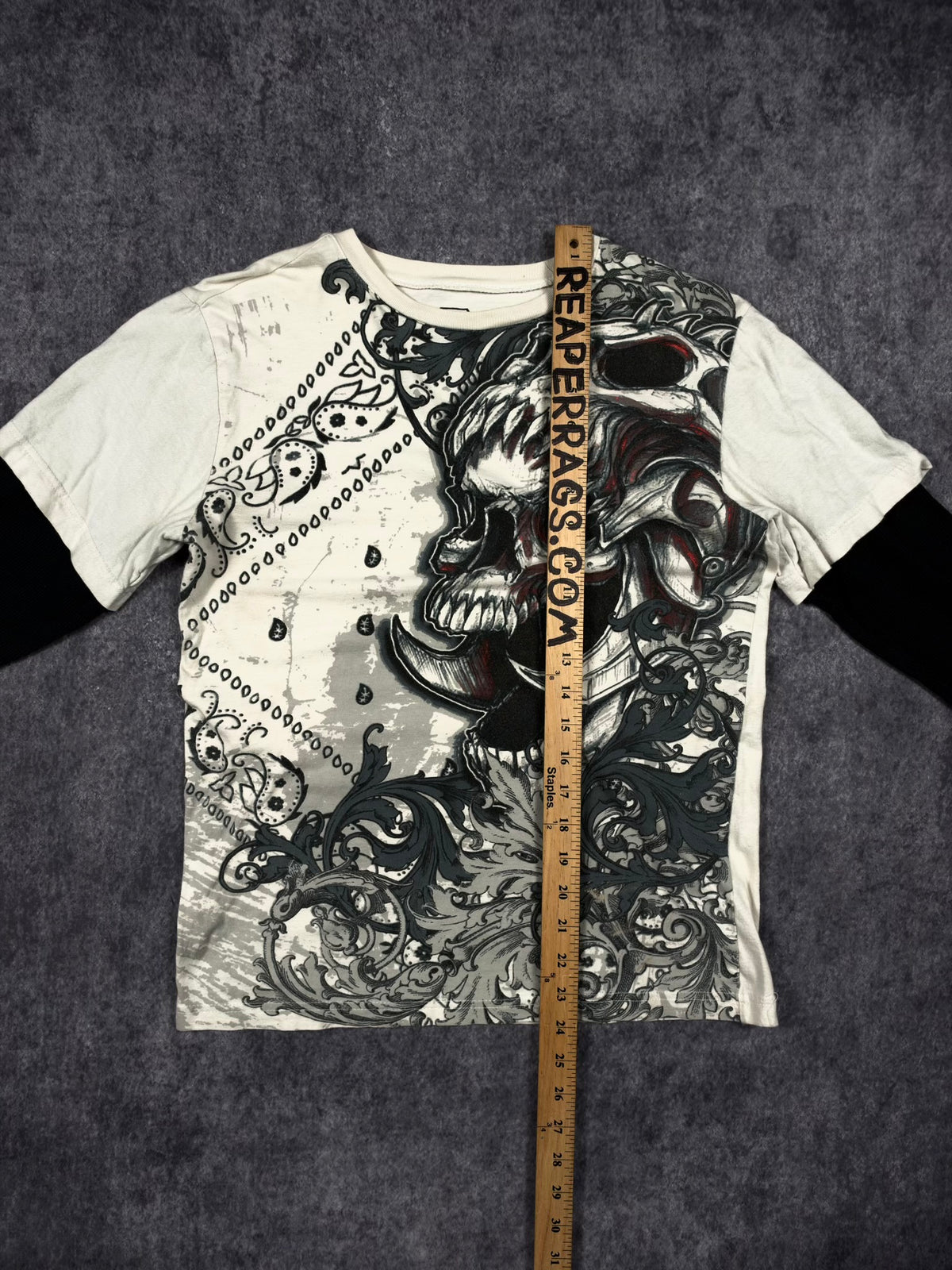 (GRAIL) 2000s MMA ELITE LAYERED SHIRT (S)
