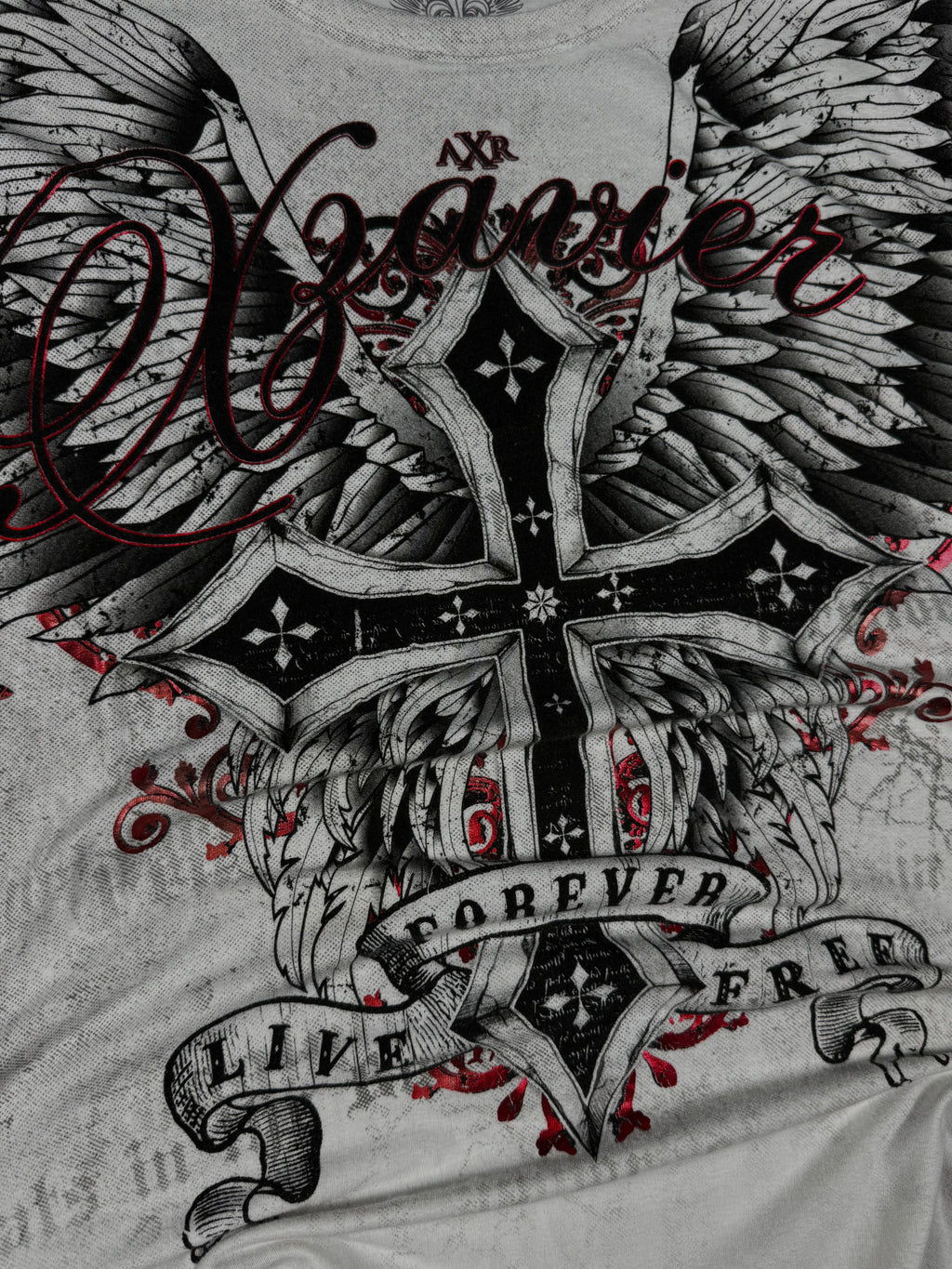 (rare) 2000s xzavier chrome shirt (XL)