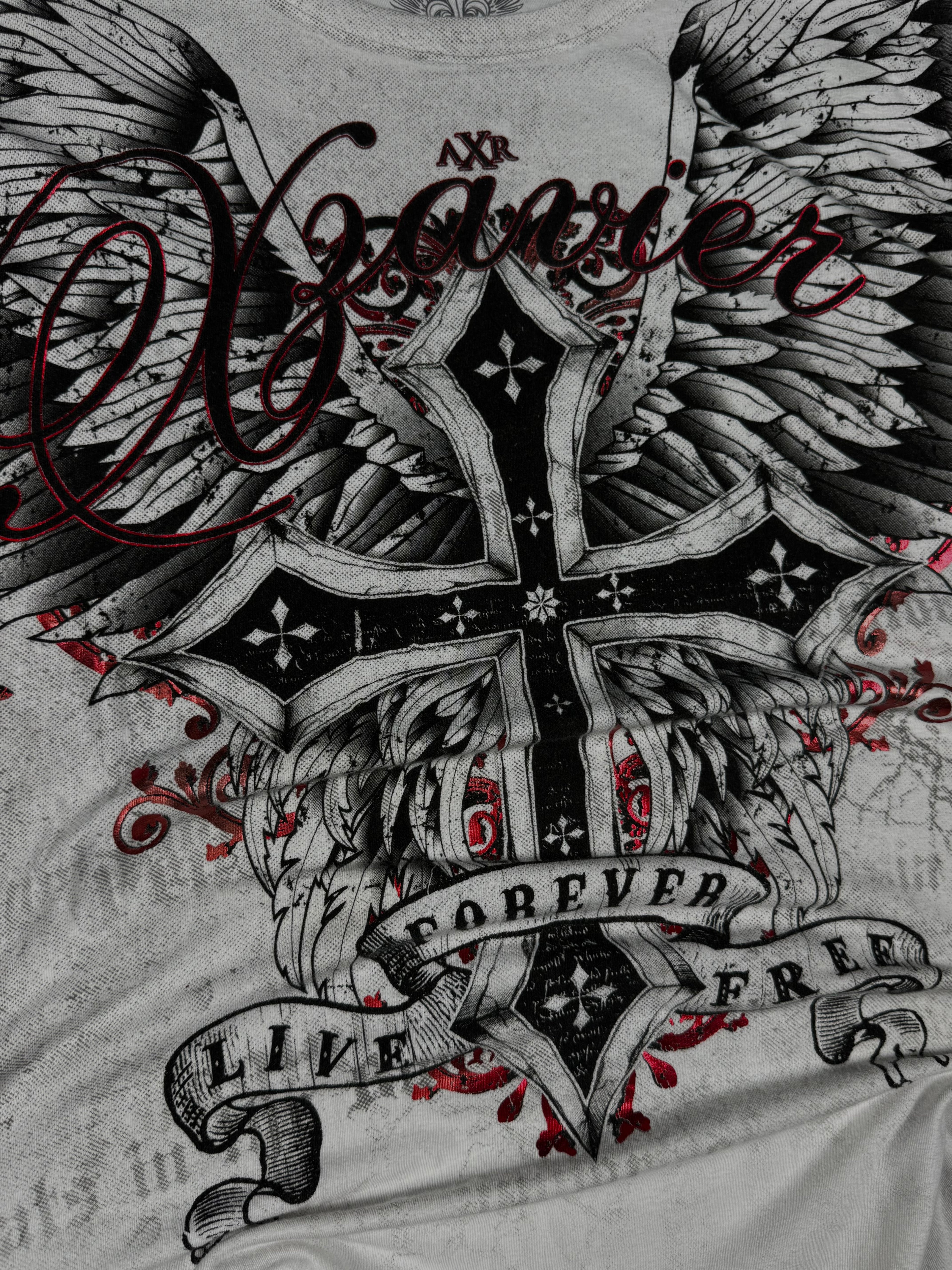 (rare) 2000s xzavier chrome shirt (XL)