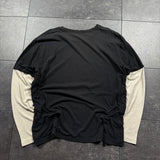 2000s Distressed MMA Elite Layered Long Sleeve Shirt (XL)