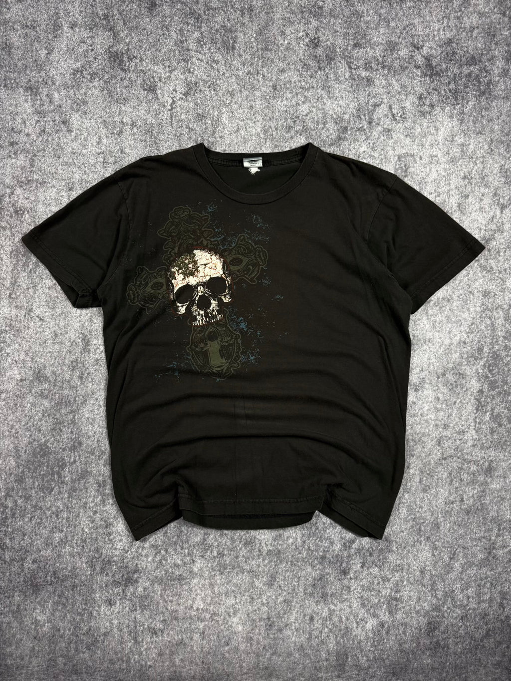 2000S SKULL SHIRT (L)
