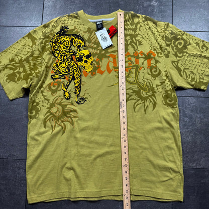 Y2K Deadstock Paco Skull & Snake Tshirt (XL)