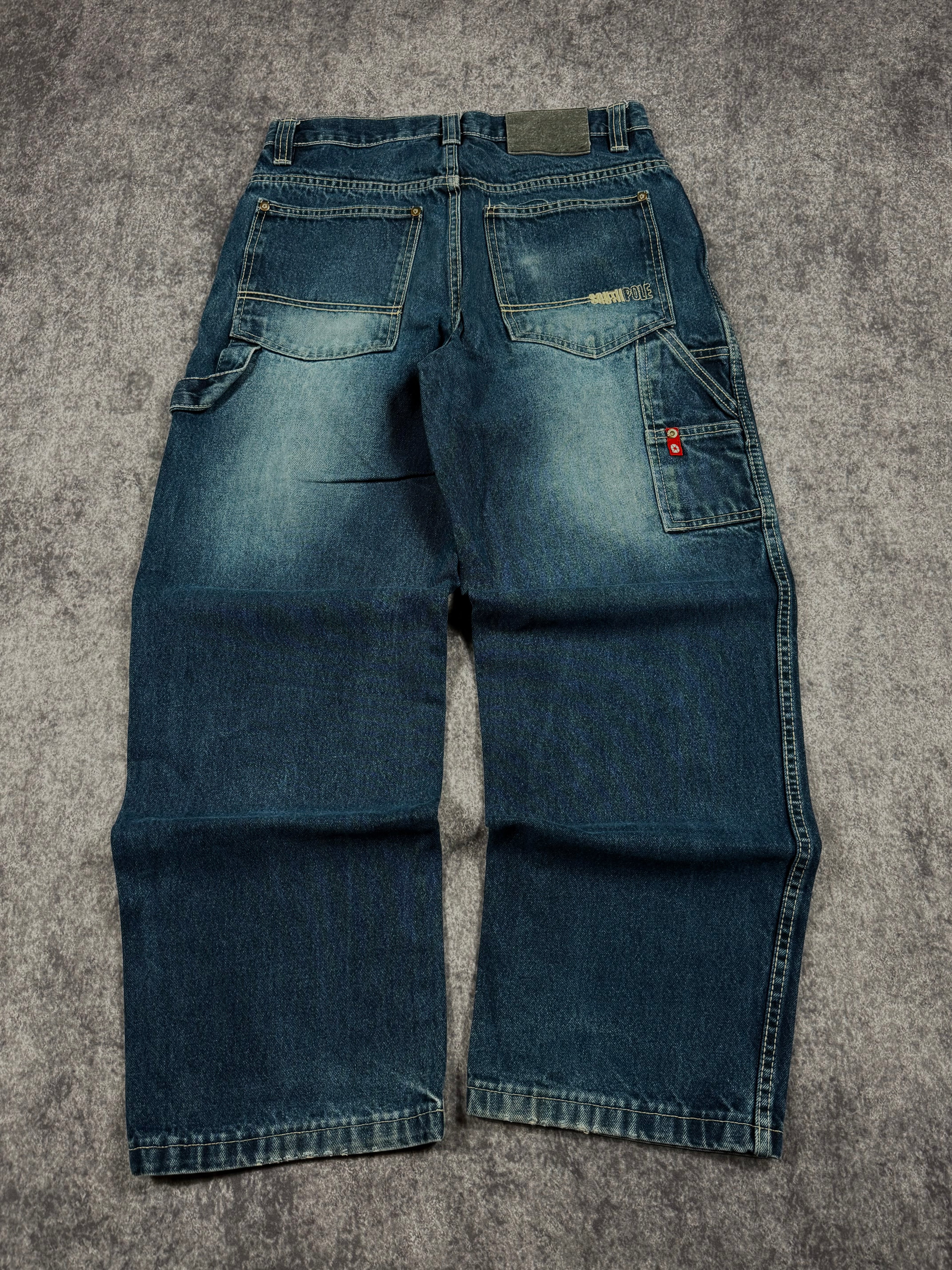 (rare) 2000s southpole red tab jeans (30x28)