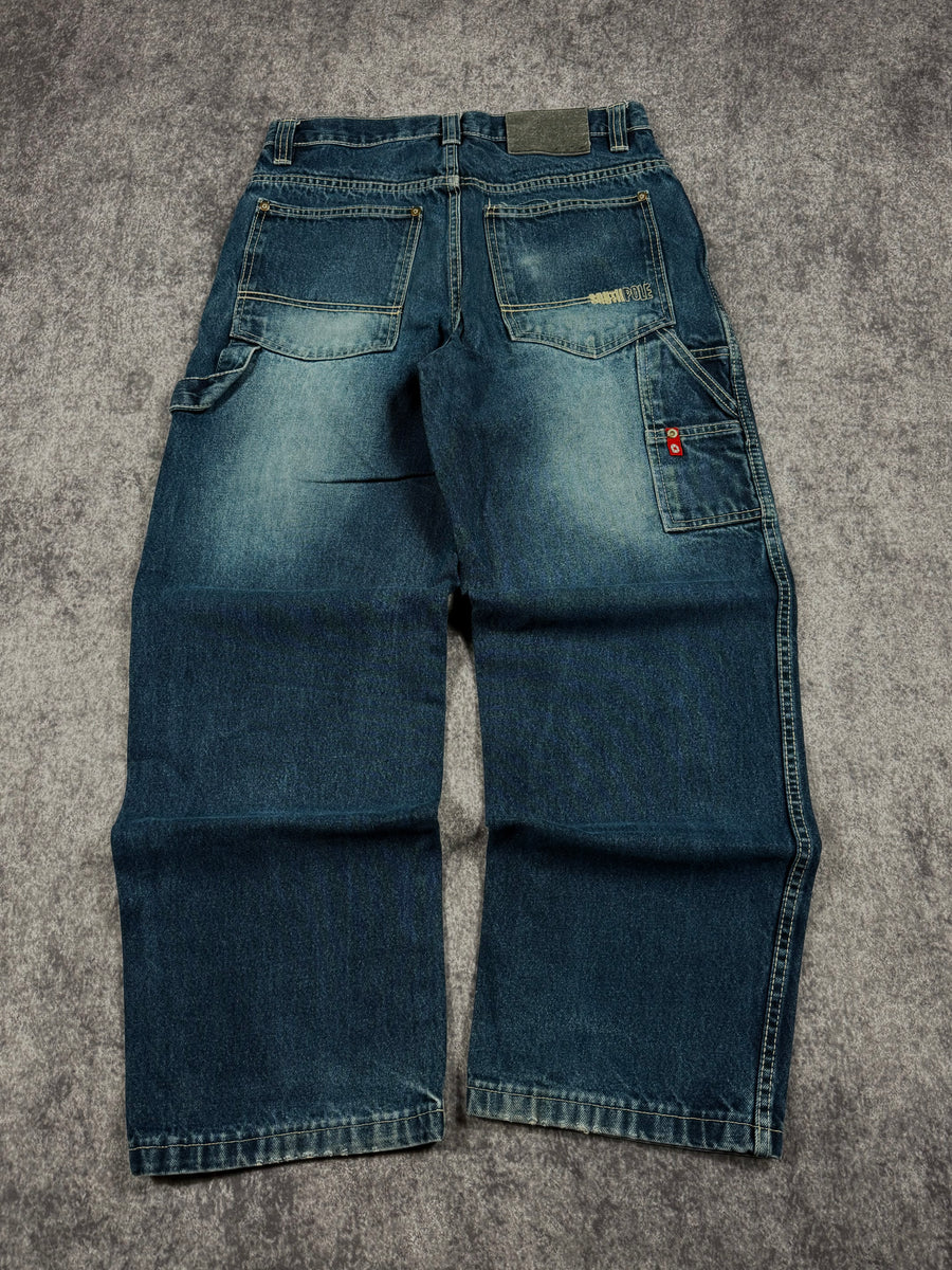 (rare) 2000s southpole red tab jeans (30x28)