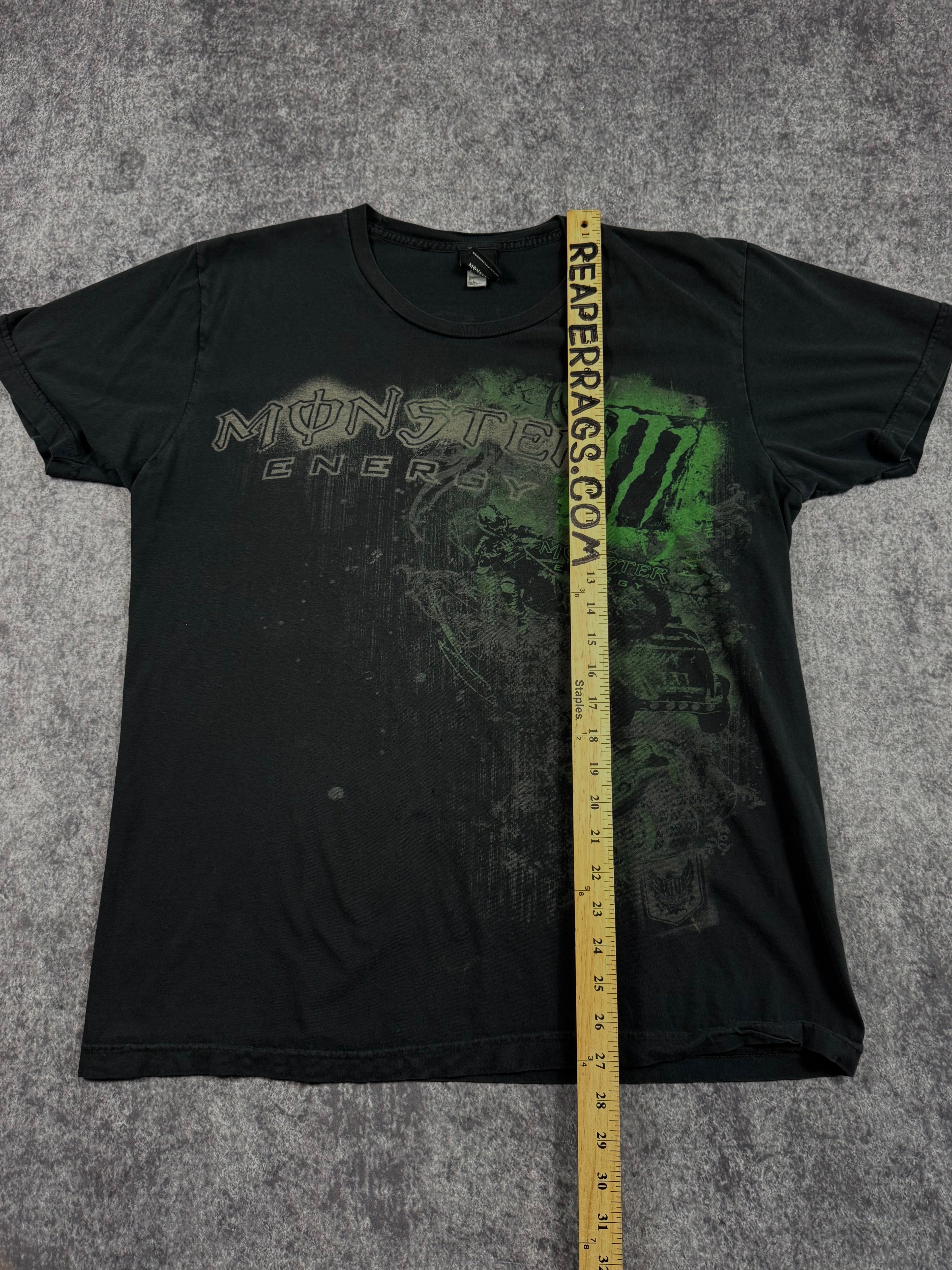 (rare) 2000s monster energy shirt (L)