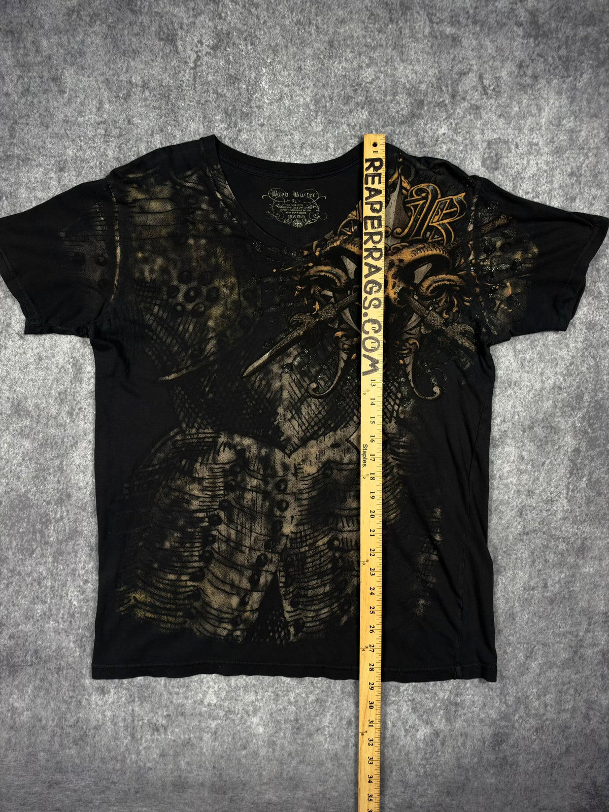 (RARE) 2000s BRAD BUTTER SHIRT (L)