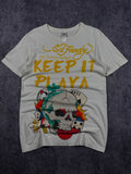 (rare) 2000s ed hardy rhinestone shirt (S)
