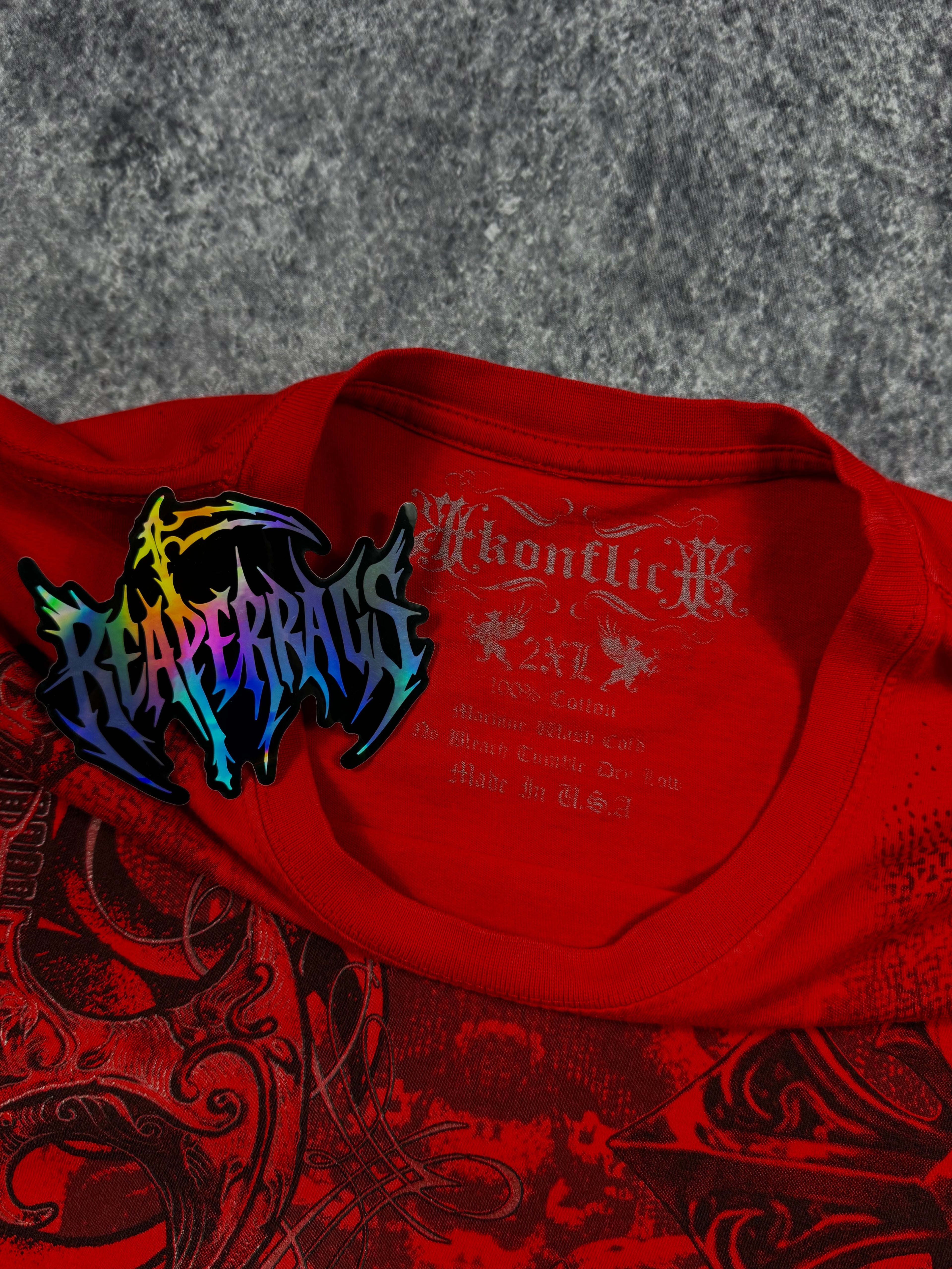 (rare) 2000s konflic shirt (L)