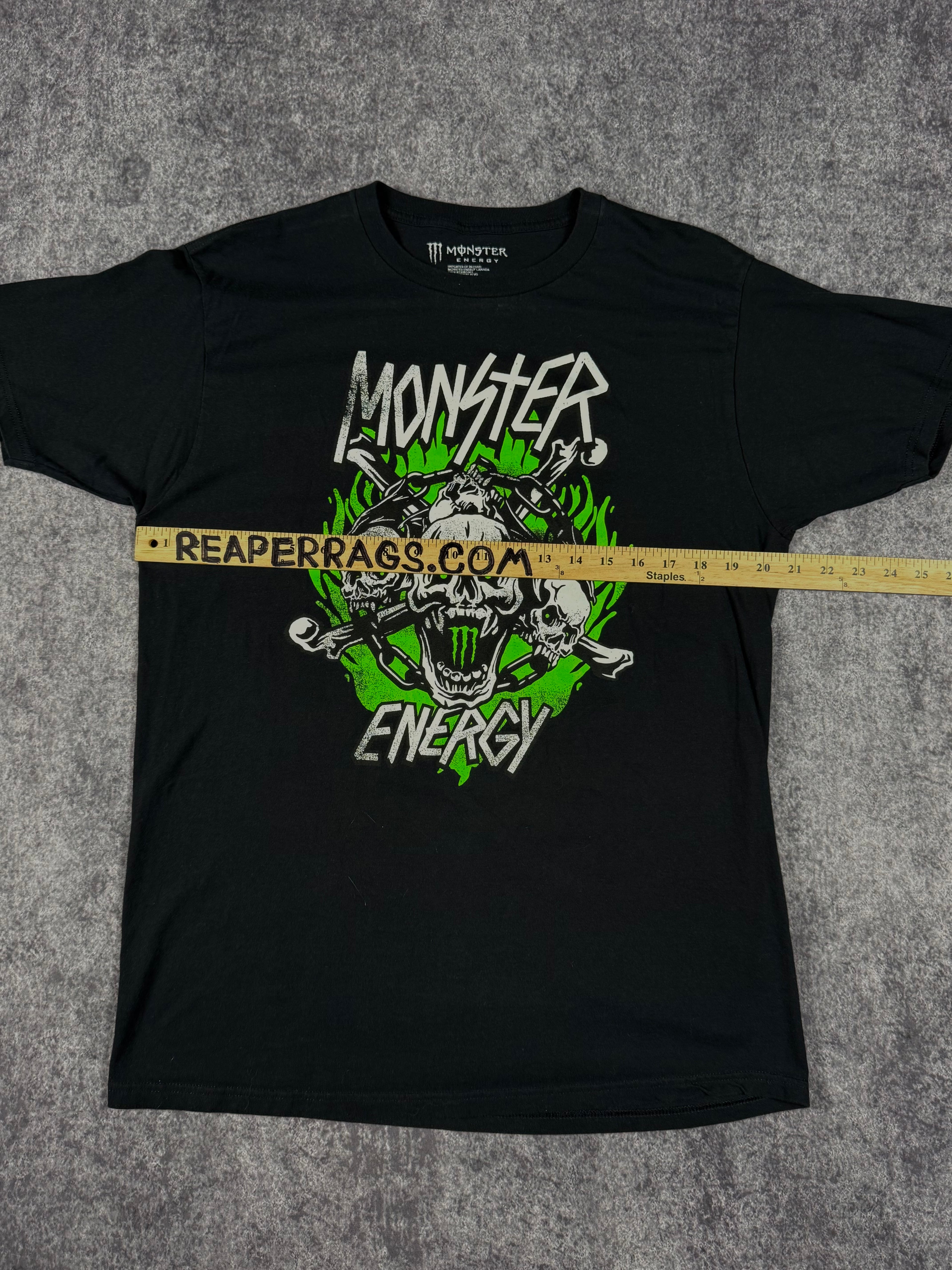 (rare) 2000s monster energy shirt (M)