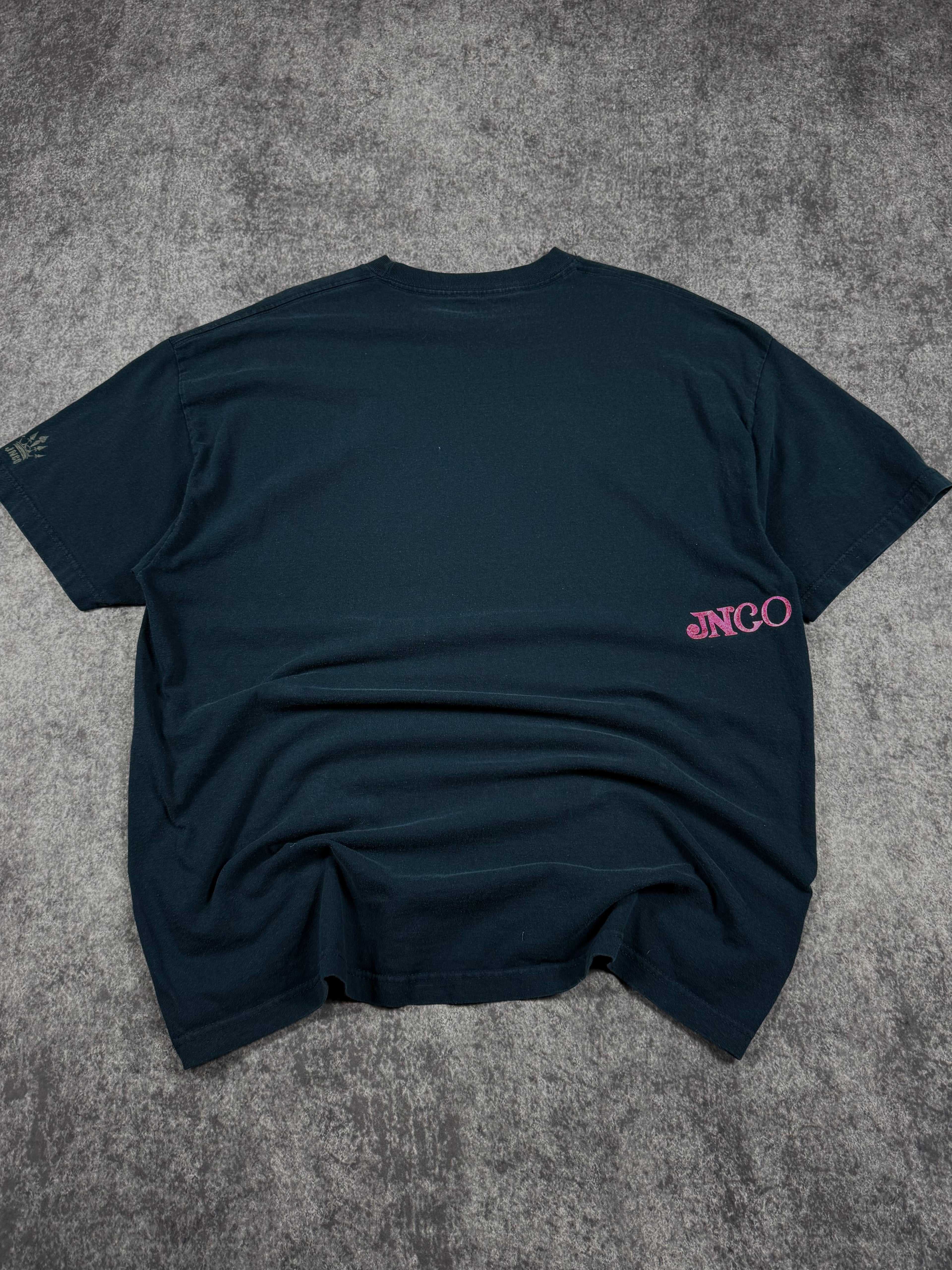 (rare) 2000s jnco jeans chrome shirt (XL)