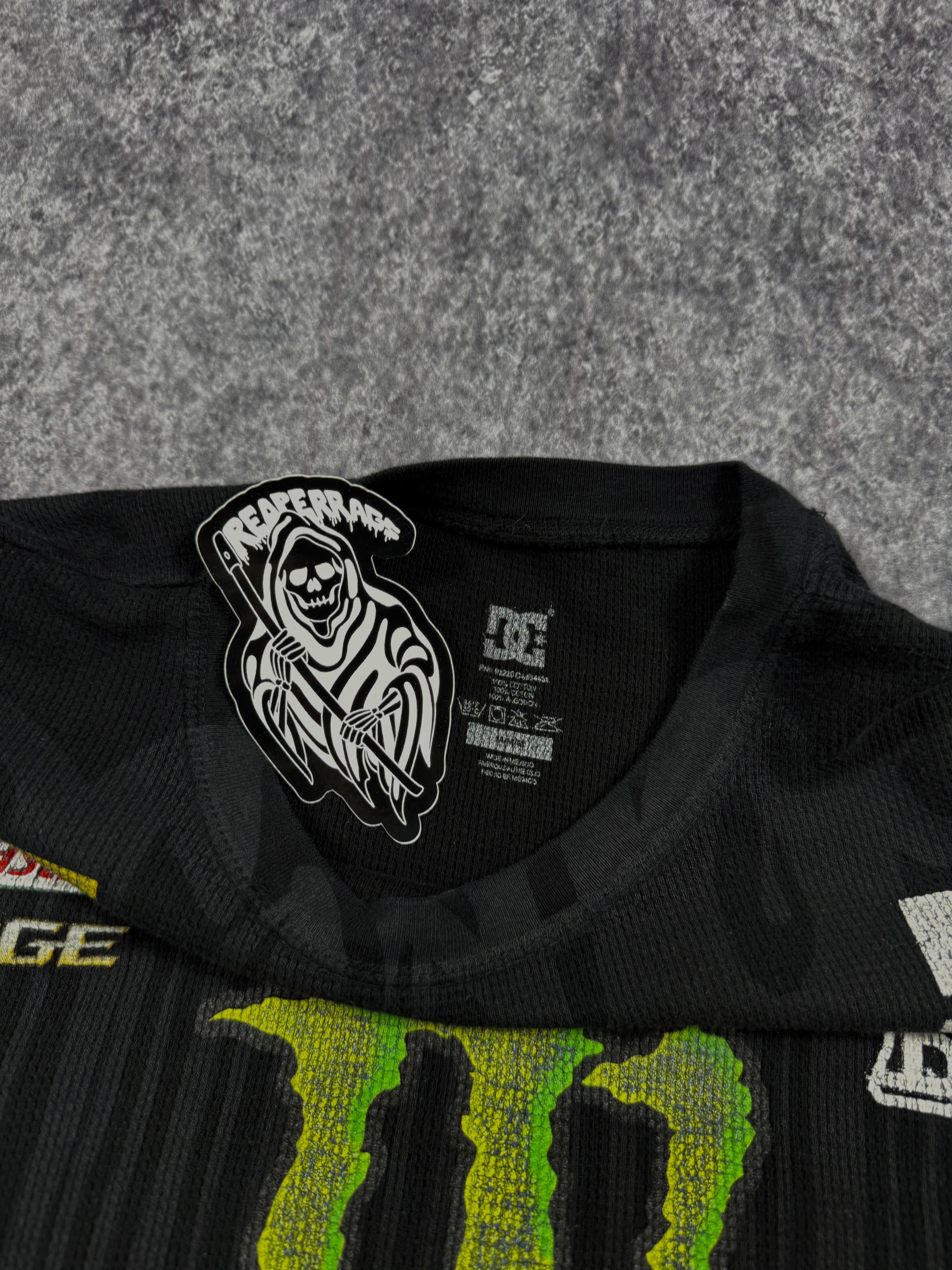 (rare) 2000s monster energy x dc shoes x ken block thermal (M)