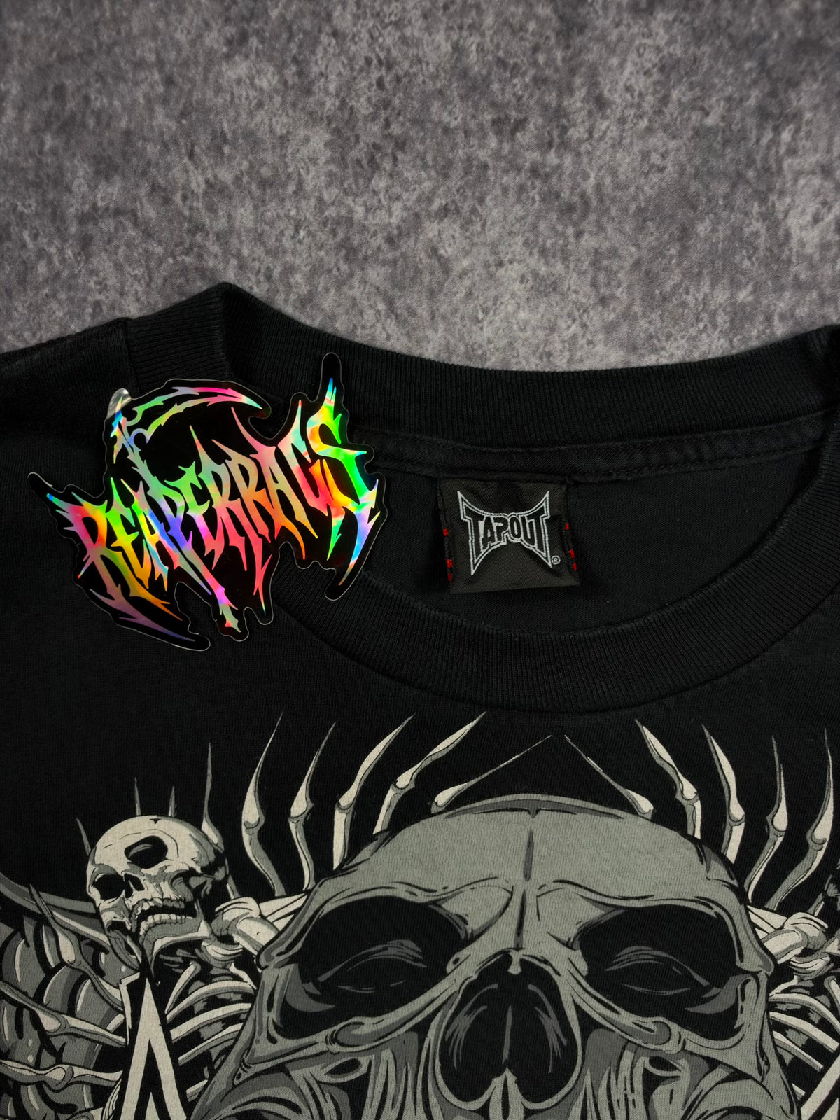 (RARE) 2000S TAPOUT SHIRT (XXXXL)
