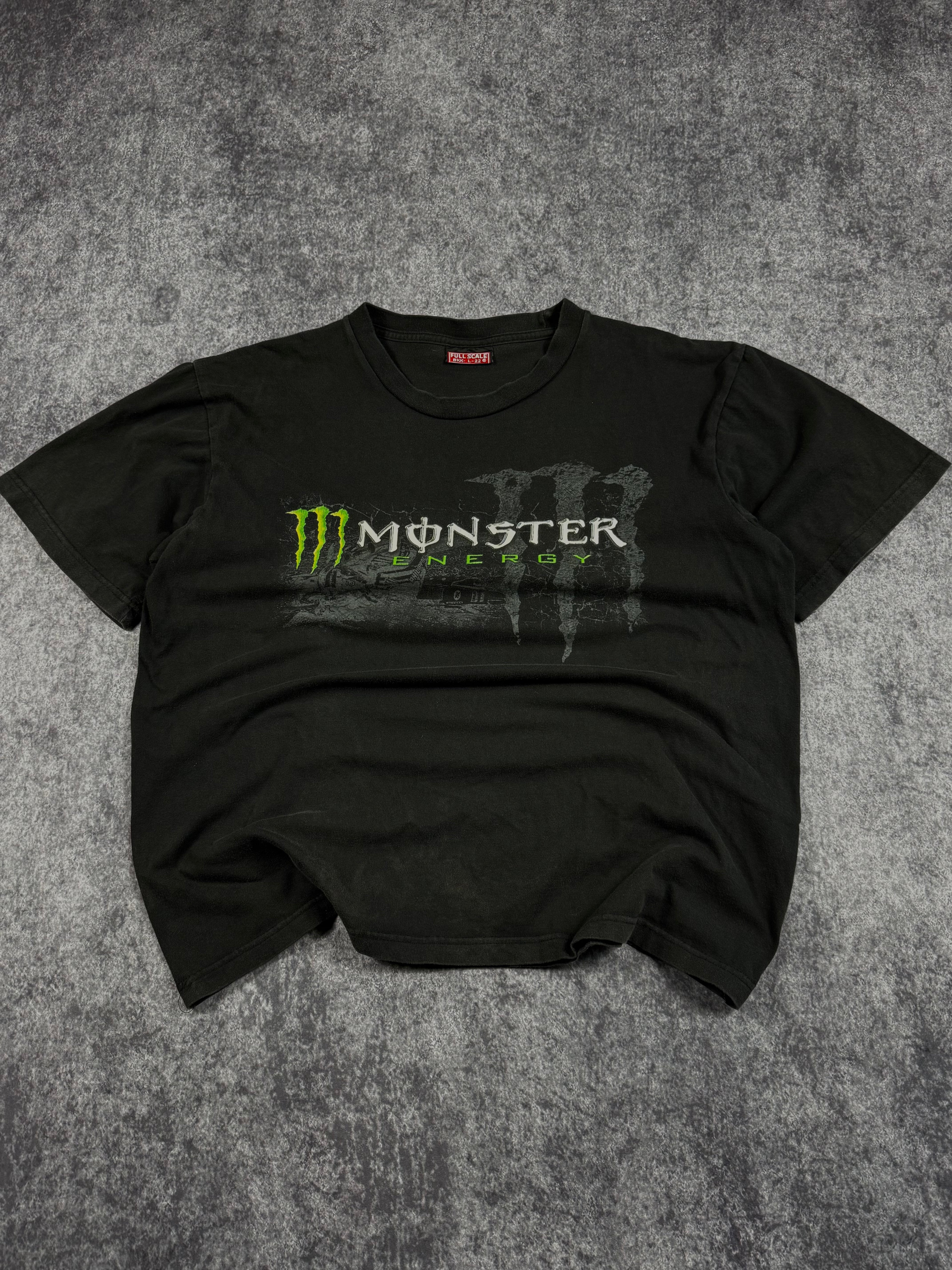 (rare) 2000s monster energy shirt (L)