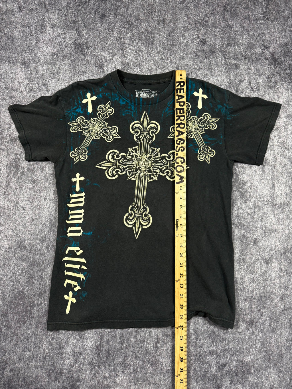 (RARE) 2000S MMA ELITE SHIRT (S)
